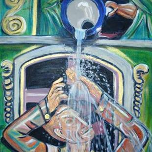 Art: The Fountain by Artist Heather Sims