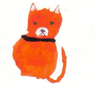 Art: Joshua's cat 2 by Artist Dawn Barker