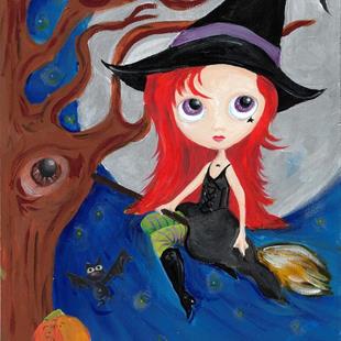 Art: Blythe Witchy Tree by Artist Noelle Hunt