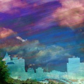 Art: Azure Dawn by Artist Carolyn Schiffhouer