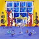 Art: Oh Hanukkah! by Artist Cathy Santarsiero