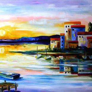 Art: New Years Sunrise by Artist Laurie Justus Pace