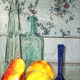 Art: Grandma's Pears by Artist Carolyn Schiffhouer