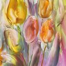 Art: Tulips by Artist Ulrike 'Ricky' Martin