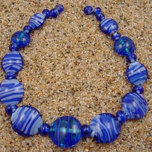 Art: Ambrosia Glass *DRIFTING* Handmade Lampwork Beads - SOLD by Artist Bonnie G Morrow
