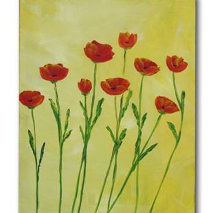 Art: Poppies Alight by Artist Eridanus Sellen