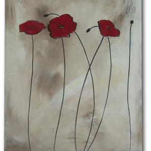 Art: Shaded Poppies by Artist Eridanus Sellen