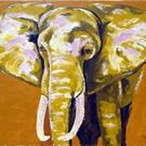 Art: African Elephant by Artist Ben Walker