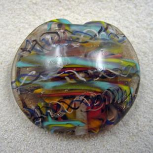 Art: Ambrosia *THE LIFE WITHIN 12* Lampwork FOCAL Bead Handmade - SOLD by Artist Bonnie G Morrow
