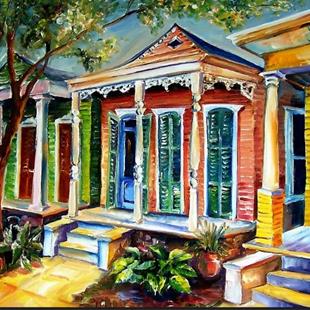 Art: New Orleans - Plain and Fancy - SOLD by Artist Diane Millsap
