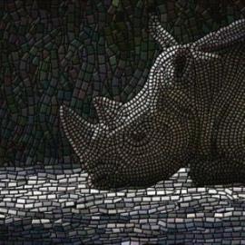 Art: Rhino Ruminations by Artist Edward K