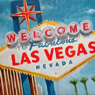 Art: Welcome to Las Vegas by Artist Muriel Areno