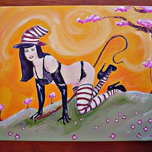 Art: The Pussy Cat in the Hat by Artist Noelle Hunt