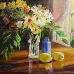 Art: A Touch of Home - impressionist still life by Artist Karen Winters