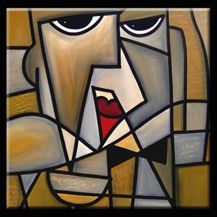 Art: Don't Mention It - Cubist 26 by Artist Thomas C. Fedro