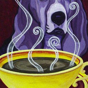 Art: Coffee Hound by Artist Tina Marie Ferguson