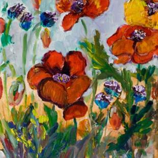Art: Poppies III by Artist Delilah Smith