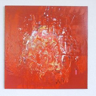 Art: RED HEAT (sold) by Artist Dawn Hough Sebaugh