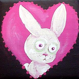 Art: Love Sick Bunny by Artist Noelle Hunt
