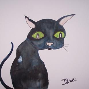 Art: COOL CAT c115 by Artist Dawn Barker