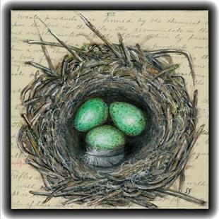 Art: Crow's Nest II by Artist Sara Field