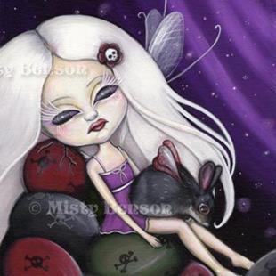 Art: Moon Kissed Equinox by Artist Misty Monster