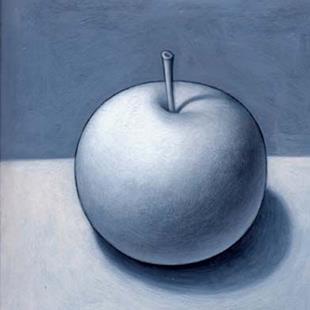 Art: From The Garden (Gray Apple 2) by Artist Valerie Jeanne