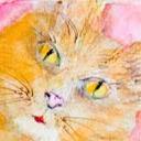 Art: Cat 2 ACEO by Artist Delilah Smith