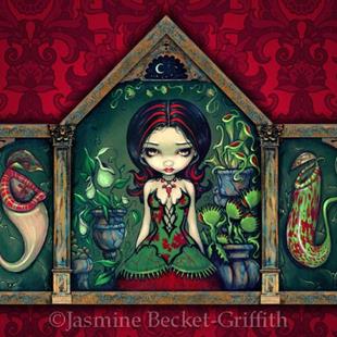 Art: Carnivorous Greenhouse by Artist Jasmine Ann Becket-Griffith