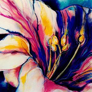 Art: Flower tulip by Artist Kathy Morton Stanion