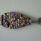 Art: Folk Art Fish with Bottle Caps by Artist Sara Field