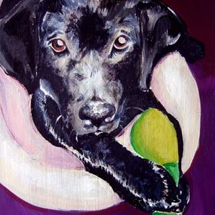 Art: Bonnie the Dog & Mr. Mallard by Artist Noelle Hunt