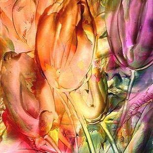 Art: Tulips # 12  by Artist Ulrike 'Ricky' Martin