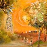 Art: Hot Day-sold by Artist Delilah Smith