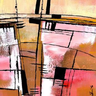 Art: Abstract Passage #7 by Artist Kathy Morton Stanion