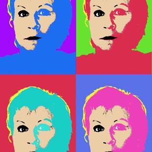 Art: Warhol Me! by Artist Victoria Sonstegard, PhD