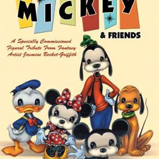 Art: Mickey Mouse and Friends presented by Jasmine Becket-Griffith and Disney by Artist Jasmine Ann Becket-Griffith