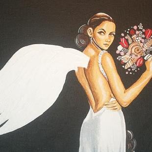 Art: Heavenly Angel by Artist Meredith Estes
