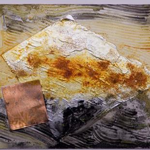 Art: Copper Spot I by Artist Gabriele Maurus