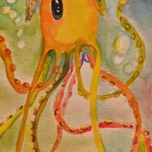 Art: Squid- sold by Artist Delilah Smith