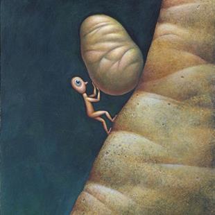 Art: Sisyphus by Artist Valerie Jeanne