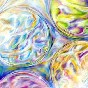 Art: Beauty of Bubble Wrap by Artist Alma Lee