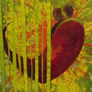 Art: Heart of the Jungle by Artist Lelo Colclough