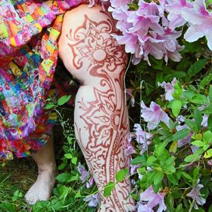 Art: In Bloom Among the Azaleas by Artist Wendy L Feldmann
