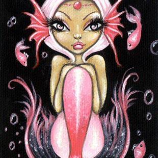 Art: Pink Bubbly by Artist Elaina Wagner