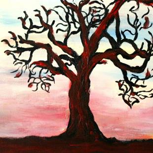 Art: DRAGON'S TREE by Artist LUIZA VIZOLI