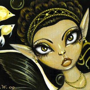 Art: Golden Sea Princess by Artist Elaina Wagner