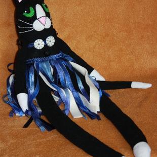Art: S. Olga's Sock Kitty by Artist Tina Marie Ferguson