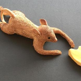 Art: The Mouse Takes The Cheese by Artist Sherry Key