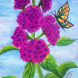 Art: Butterfly Bush by Artist christi lynn schwartzkopf